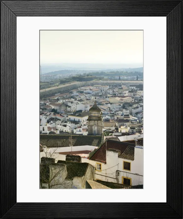 Framed Print : The city of Elvas and his 17th century fortifications, the biggest city bulwark Framed Print : The city of Elvas and his 17th century fortifications, the biggest city bulwark