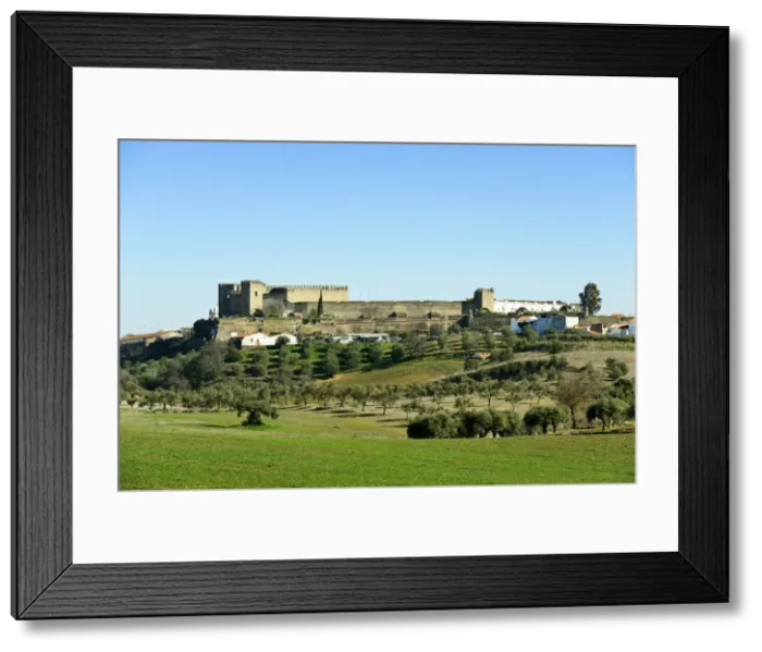 Framed Print : The powerful 13th castle of Campo Maior. Alentejo, Portugal Framed Print : The powerful 13th castle of Campo Maior. Alentejo, Portugal
