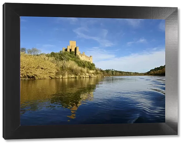 The 12th century Templar castle of Almourol, in the middle of an island in the Tagus