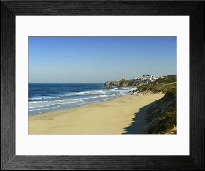Framed Print : The vast sandy beach of Agua de Madeiros, Sao Pedro de Moel. Marinha Grande, Leiria Framed Print : The vast sandy beach of Agua de Madeiros, Sao Pedro de Moel. Marinha Grande, Leiria