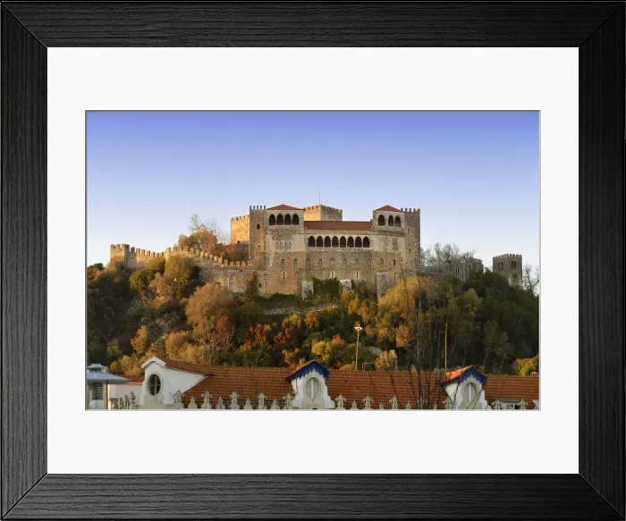 Framed Print : Leiria castle dating back to the 12th century. Portugal Framed Print : Leiria castle dating back to the 12th century. Portugal