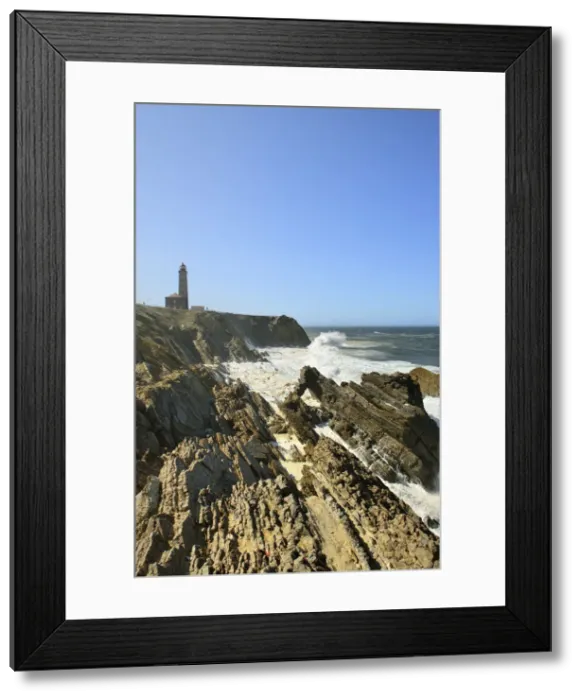 Framed Print : The rocky coast of Sao Pedro de Moel. Marinha Grande, Leiria. Portugal Framed Print : The rocky coast of Sao Pedro de Moel. Marinha Grande, Leiria. Portugal