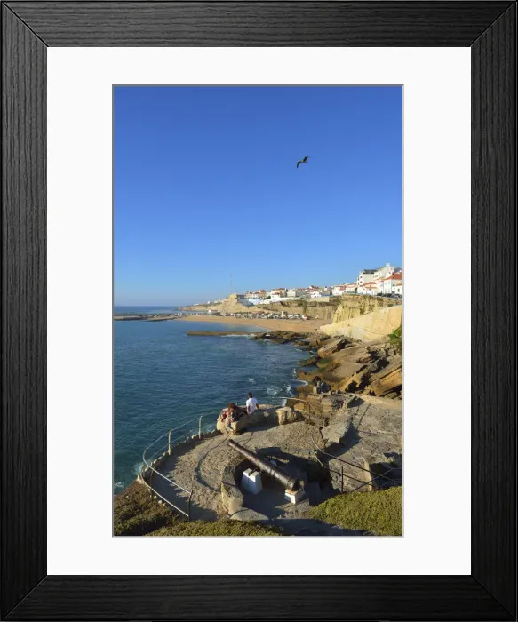Framed Print : The village of Ericeira overlooking the Atlantic Ocean. Portugal (MR) Framed Print : The village of Ericeira overlooking the Atlantic Ocean. Portugal (MR)