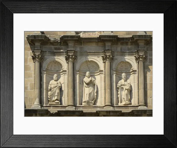 Framed Print : Detail of the Mother Church (Igreja Matriz) of Torre de Moncorvo, dating back to Framed Print : Detail of the Mother Church (Igreja Matriz) of Torre de Moncorvo, dating back to