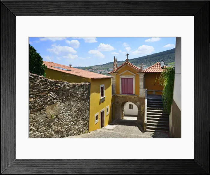 Framed Print : The main medieval gate, Porta da Vila (Porta de Nossa Senhora dos Remedios)