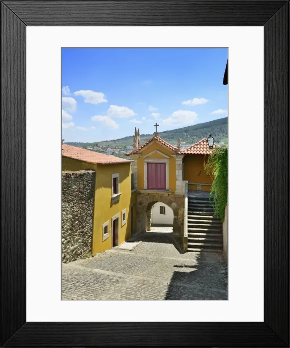Framed Print : The main medieval gate, Porta da Vila (Porta de Nossa Senhora dos Rema dios), to