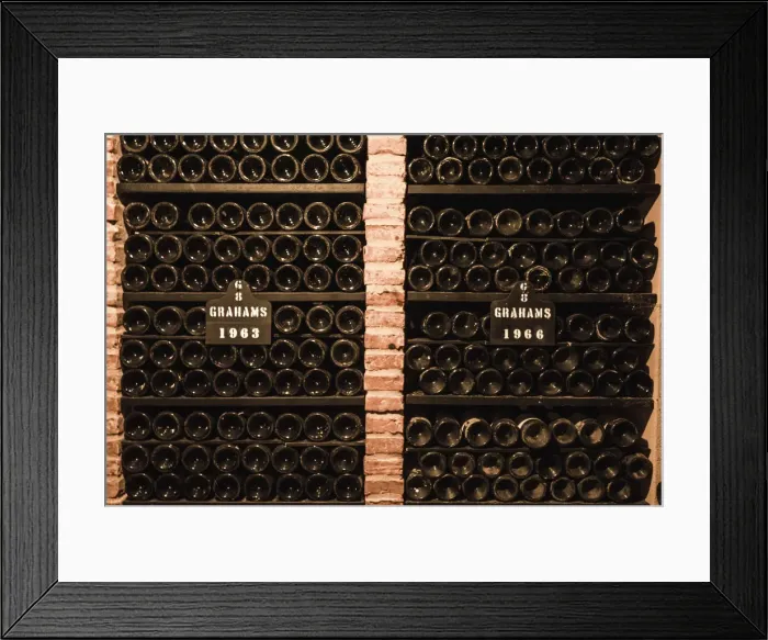 Framed Print : Portugal, Norte region, Porto (Oporto). Grahams Porto wine cellars in Villa