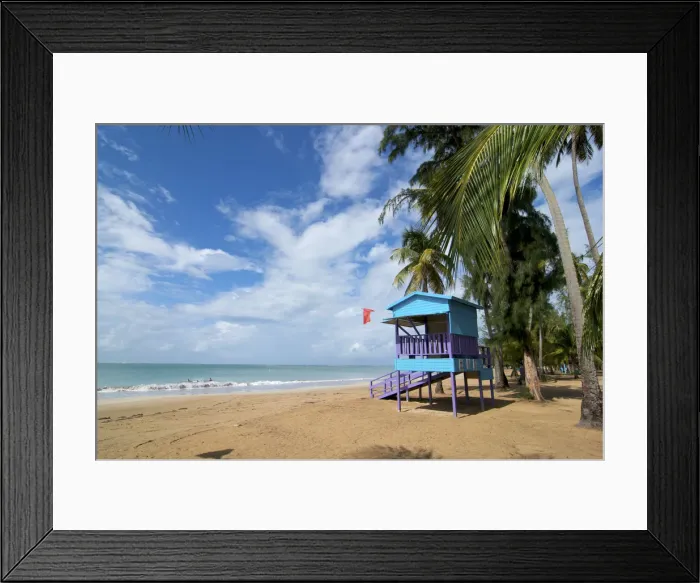 Framed Print : Luquillo Beach, Puerto Rico