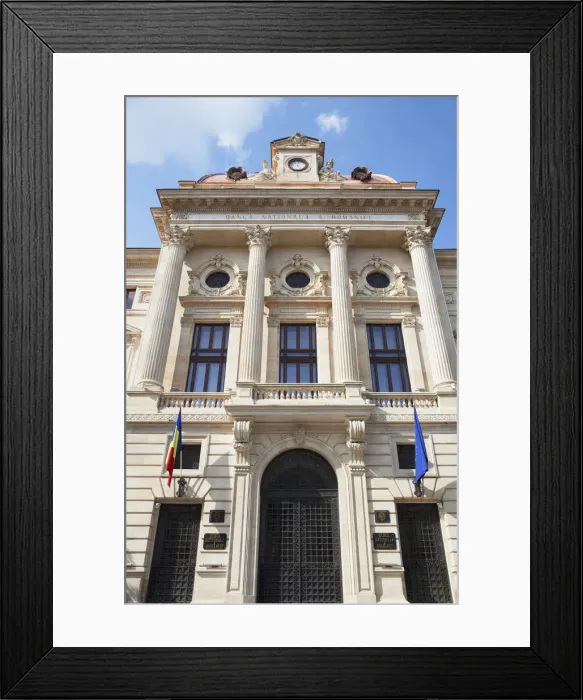Framed Print : National Bank of Romania, Historic Quarter, Bucharest, Romania Framed Print : National Bank of Romania, Historic Quarter, Bucharest, Romania