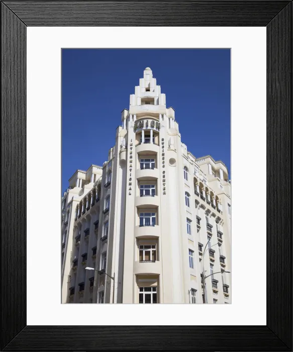 Framed Print : Art Deco architecture of Union Building, Bucharest, Romania