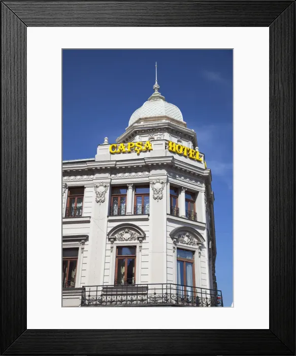 Framed Print : Capsa Hotel, Bucharest, Romania