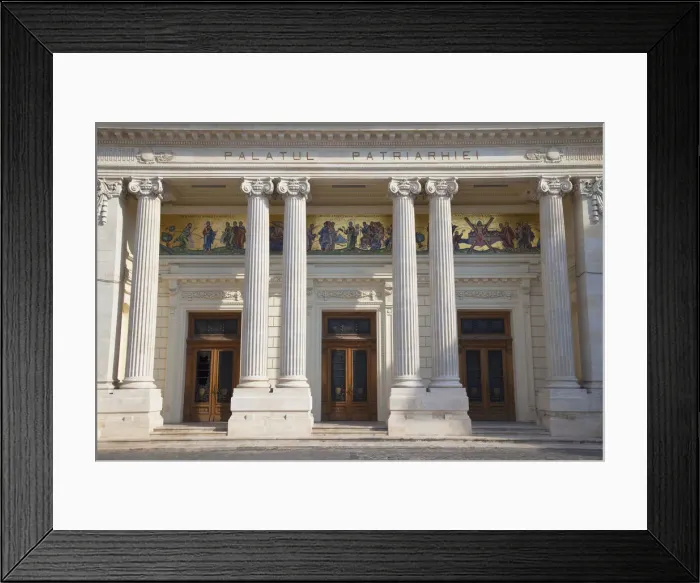 Framed Print : Patriarchal Palace at Patriarchal Cathedral, Bucharest, Romania Framed Print : Patriarchal Palace at Patriarchal Cathedral, Bucharest, Romania