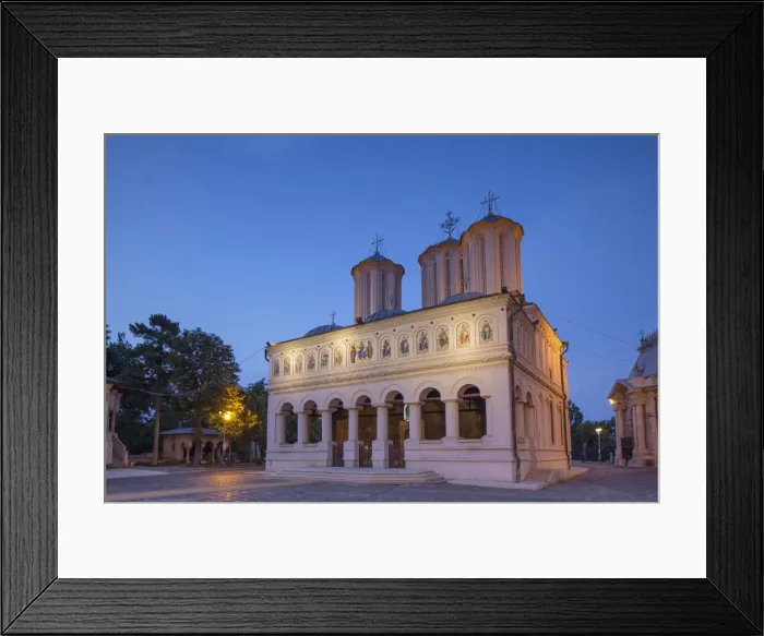 Framed Print : Patriarchal Cathedral at dusk, Bucharest, Romania Framed Print : Patriarchal Cathedral at dusk, Bucharest, Romania