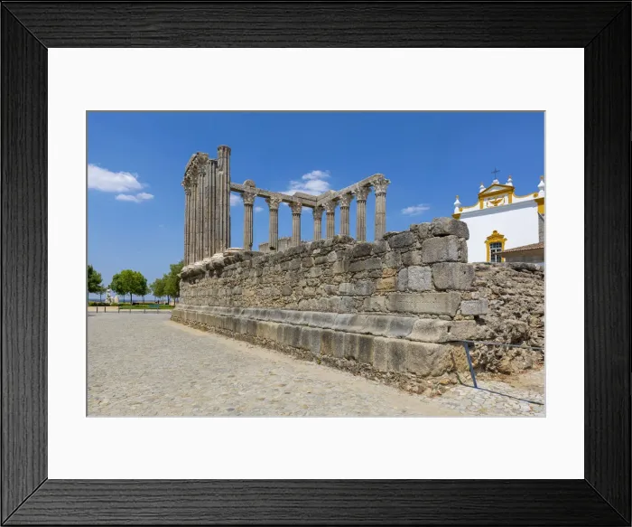Framed Print : Roman Temple of Evora (Templo de Diana), Alentejo, Portugal Framed Print : Roman Temple of Evora (Templo de Diana), Alentejo, Portugal
