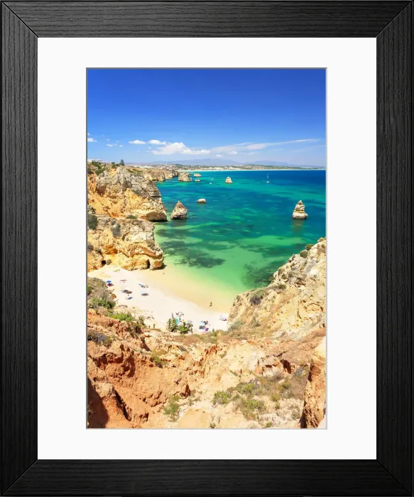 Framed Print : Camilo beach, Lagos, Algarve, Portugal Framed Print : Camilo beach, Lagos, Algarve, Portugal