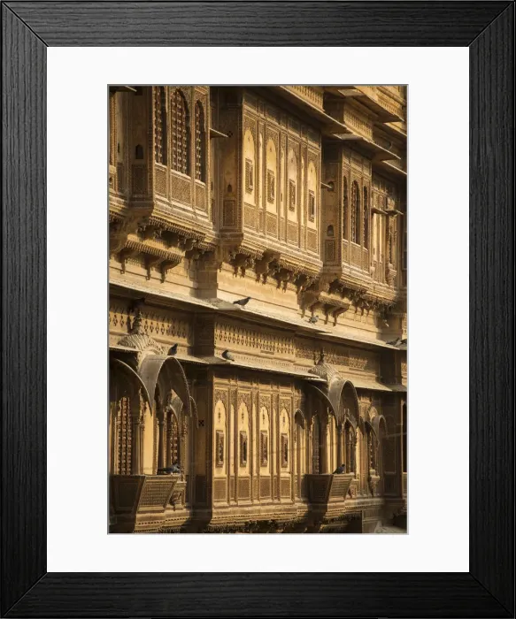Framed Print : Asia, India, Rajasthan, Jaisalmer, Haweli city Framed Print : Asia, India, Rajasthan, Jaisalmer, Haweli city