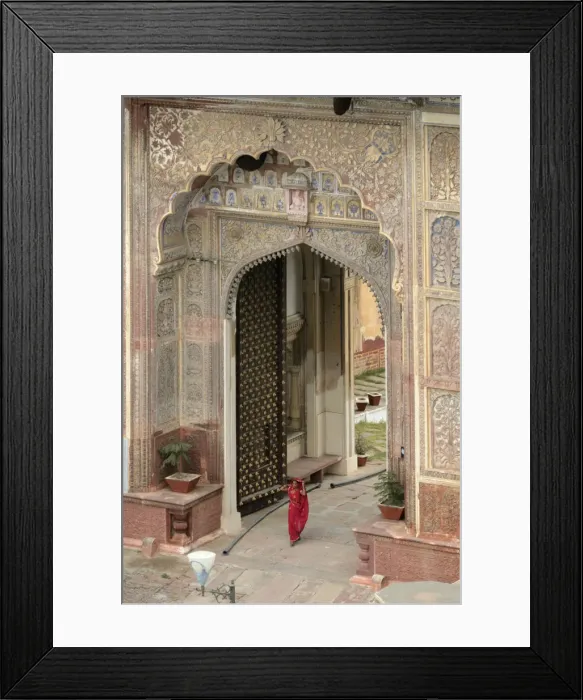 Framed Print : Entrance to city palace, City of Karauli, Rajasthan, India Framed Print : Entrance to city palace, City of Karauli, Rajasthan, India