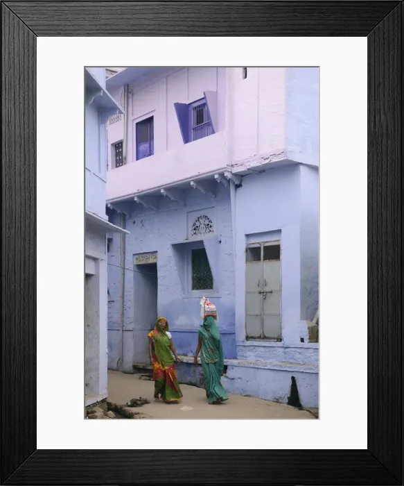 Framed Print : The street of Karauli, Rajasthan, India Framed Print : The street of Karauli, Rajasthan, India