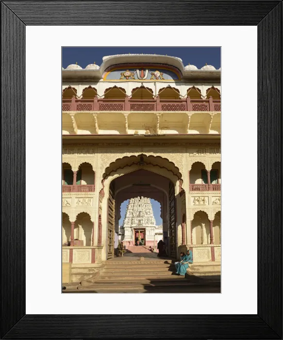 Framed Print : Rang Ji Temple, Pushkar, India, Asia Framed Print : Rang Ji Temple, Pushkar, India, Asia