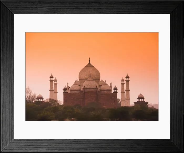 Framed Print : Taj Mahal at Sunset, Agra, Uttar Pradesh, India Framed Print : Taj Mahal at Sunset, Agra, Uttar Pradesh, India