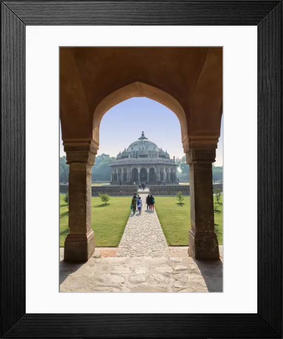 Framed Print : Asia, India, Delhi, Isa Khan Niazi, Isa Khans tomb dating 1547-48 AD, situated Framed Print : Asia, India, Delhi, Isa Khan Niazi, Isa Khans tomb dating 1547-48 AD, situated