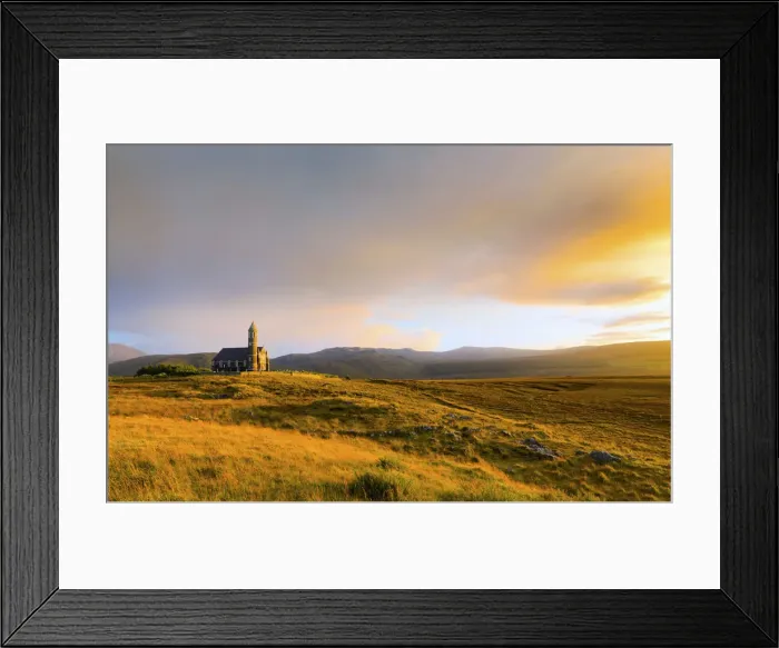 Framed Print : Ireland, Co. Donegal, Sacred heart church at Dunlewey