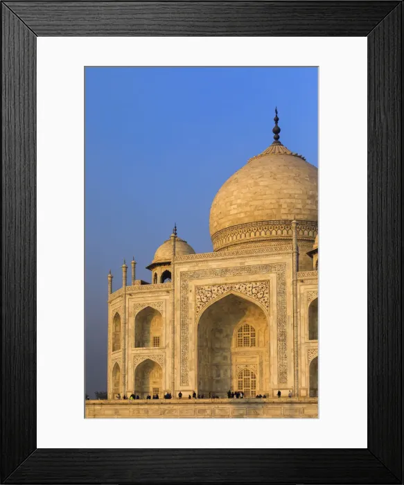 Framed Print : India, Taj Mahal at sunrise Framed Print : India, Taj Mahal at sunrise