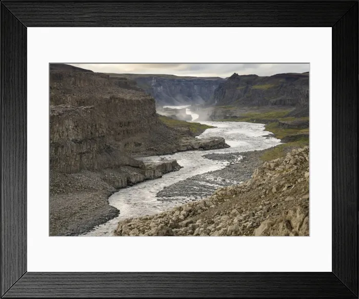 Framed Print : Canyon of Jokulsa a Fjollum river in Jokulsargljufur National Park near Dettifoss Framed Print : Canyon of Jokulsa a Fjollum river in Jokulsargljufur National Park near Dettifoss