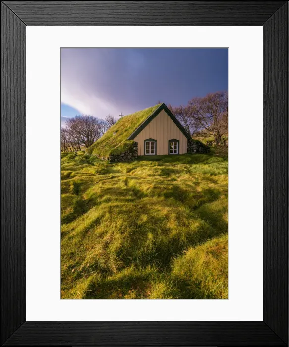 Framed Print : Hof, Eastern iceland, Iceland, Northern Europe Framed Print : Hof, Eastern iceland, Iceland, Northern Europe