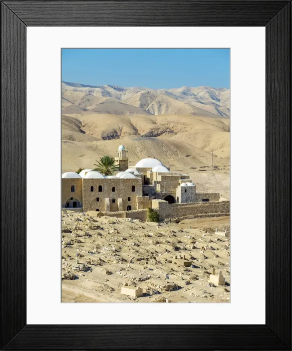 Framed Print : Palestine, West Bank, Jericho. Maqam (shrine) of an-Nabi Musa, believed to be Framed Print : Palestine, West Bank, Jericho. Maqam (shrine) of an-Nabi Musa, believed to be