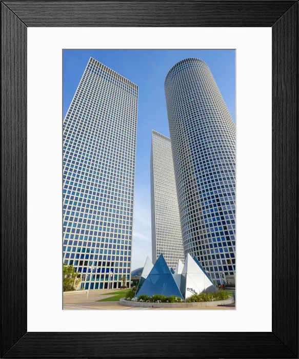 Framed Print : Israel, Tel Aviv District, Tel Aviv-Yafo. Skyscrapers at Azrieli Center Framed Print : Israel, Tel Aviv District, Tel Aviv-Yafo. Skyscrapers at Azrieli Center