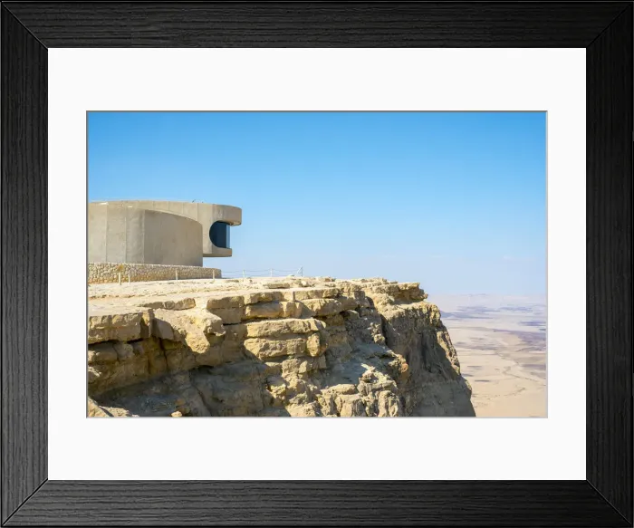 Framed Print : Israel, South District, Mitzpe Ramon. The Visitor Center at Makhtesh Ramon Crater Framed Print : Israel, South District, Mitzpe Ramon. The Visitor Center at Makhtesh Ramon Crater