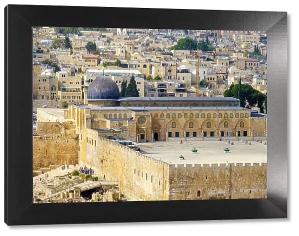 Israel, Jerusalem District, Jerusalem. Al-Aqsa Mosque on Temple Mount in the Old City
