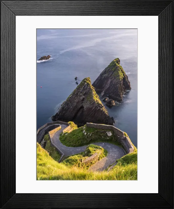 Framed Print : Dunquin pier (Dun Chaoin), Dingle peninsula, County Kerry, Munster province, Ireland, Europe
