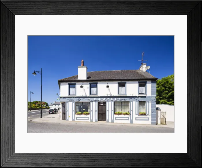 Framed Print : Ireland, County Roscommon, Ballinlough. A traditional Irish Pub Framed Print : Ireland, County Roscommon, Ballinlough. A traditional Irish Pub