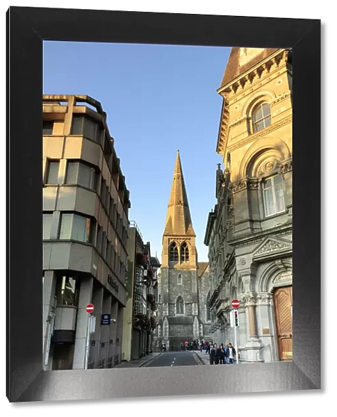 Europe, Dublin, Ireland, St. Andrews church at sunrise