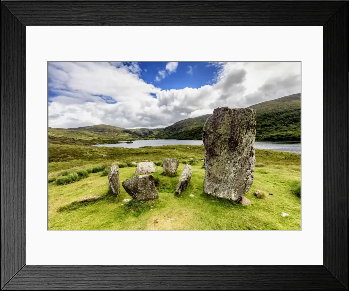 Framed Print : Europe, Ireland, Uragh stone circle in Beara Peninsula Framed Print : Europe, Ireland, Uragh stone circle in Beara Peninsula