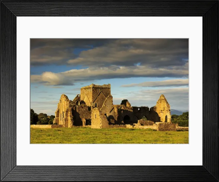 Framed Print : Northern Europe, Ireland, Hore Abbey at sunrise near Rock of Cashel Framed Print : Northern Europe, Ireland, Hore Abbey at sunrise near Rock of Cashel