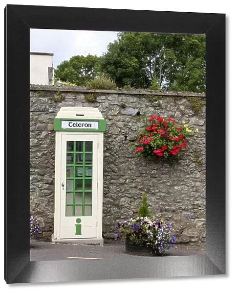 Europe, Ireland, Wicklow, traditional telephone cabin