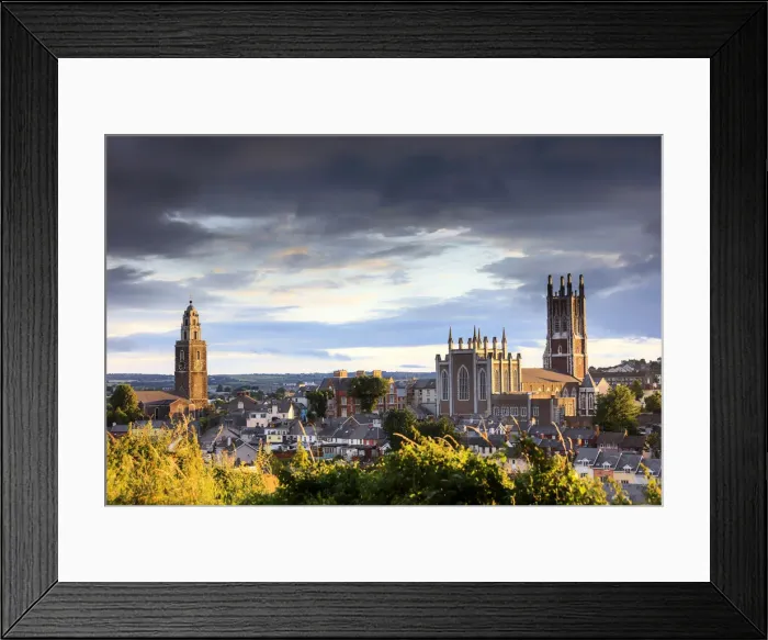 Framed Print : Europe, Ireland, Cathedral of St. Mary and Ann in Cork at sunset Framed Print : Europe, Ireland, Cathedral of St. Mary and Ann in Cork at sunset