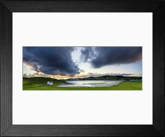 Framed Print : Cottage By The Bay, County Donegal, Ireland Framed Print : Cottage By The Bay, County Donegal, Ireland