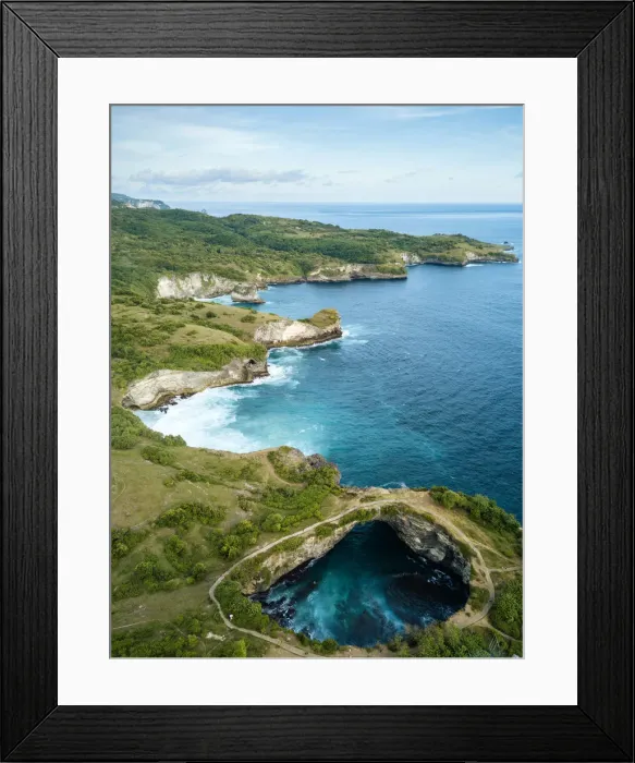 Framed Print : Broken Beach, Klungkung, Nusa Penida, Bali, Indonesia Framed Print : Broken Beach, Klungkung, Nusa Penida, Bali, Indonesia