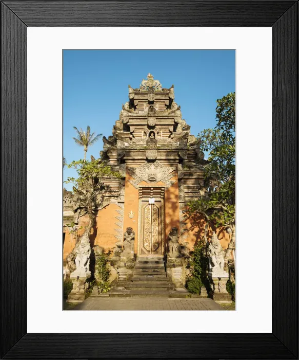 Framed Print : Ubud Palace, Ubud, Bali, Indonesia