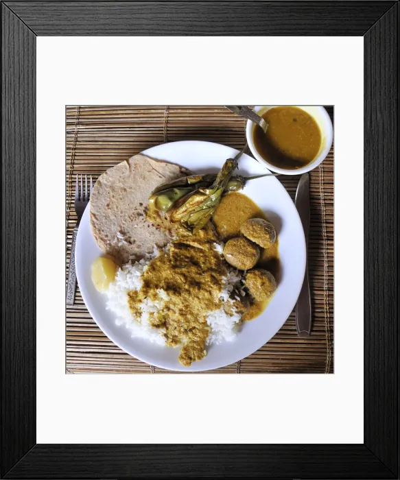 Framed Print : Traditional food of Dayapur. Sundarbans National Park, Tiger Reserve. West Bengal, India Framed Print : Traditional food of Dayapur. Sundarbans National Park, Tiger Reserve. West Bengal, India