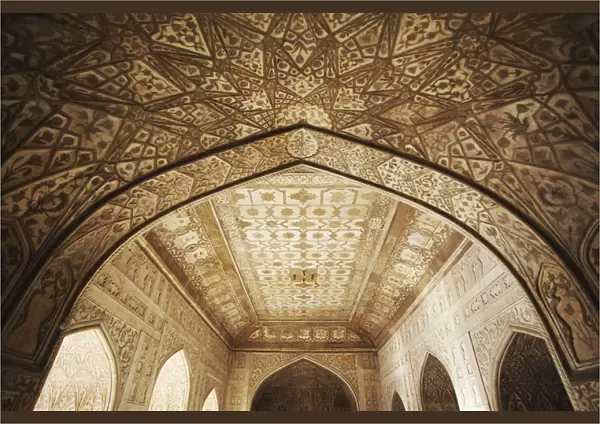 Ceiling of Khas Mahal in Agra Fort, Agra, Uttar Pradesh, India