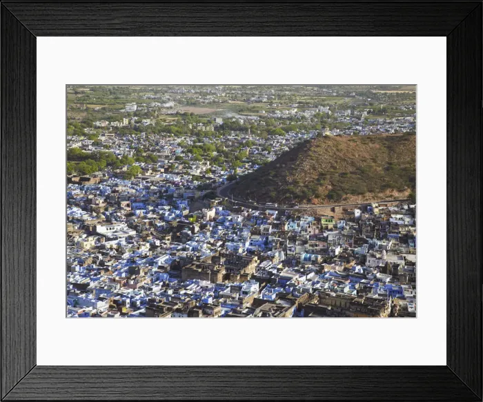 Framed Print : View of old town of Bundi, Bundi, Rajasthan, India Framed Print : View of old town of Bundi, Bundi, Rajasthan, India