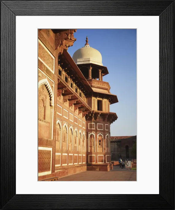 Framed Print : Jehangirs Palace in Agra Fort, Agra, Uttar Pradesh, India