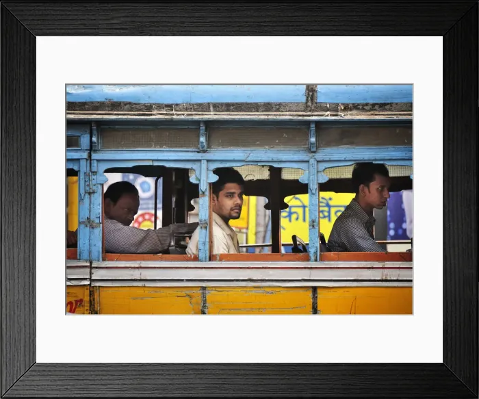 Framed Print : Streets of Kolkata (Calcutta), India Framed Print : Streets of Kolkata (Calcutta), India
