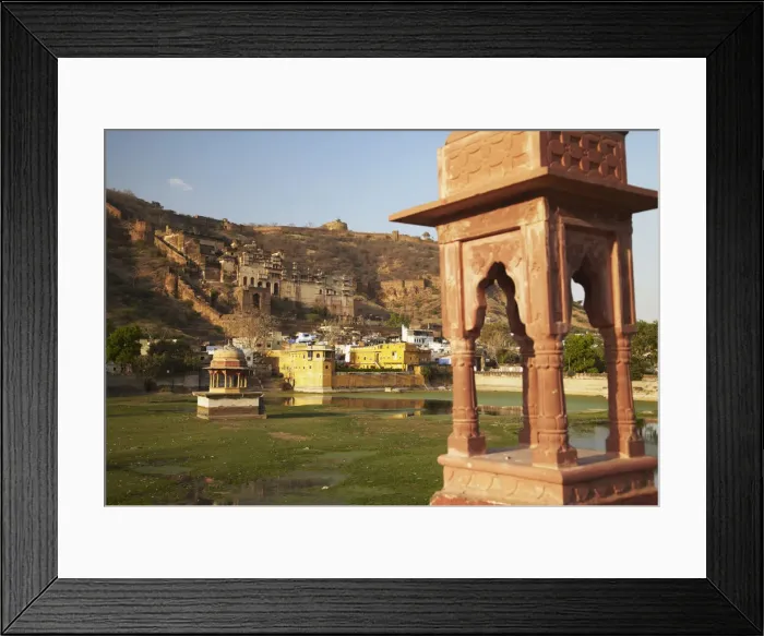 Framed Print : Bundi Palace and Taragarh (Star Fort), Bundi, Rajasthan, India