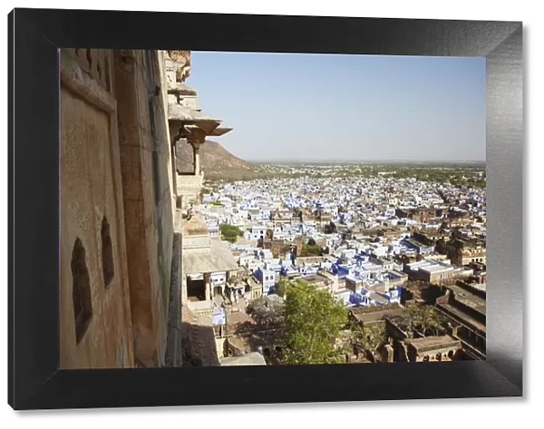 View of Bundi from Bundi Palace, Bundi, Rajasthan, India